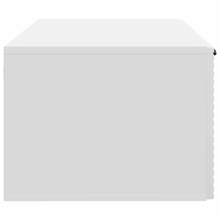 Meuble TV mural Blanc 59,5 x 41 x 30 cm Bois d'ingénierie - 7