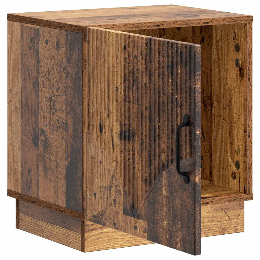 Table de chevet Bois ancien 43 x 34,5 x 47 cm Bois d'ingénierie - 4
