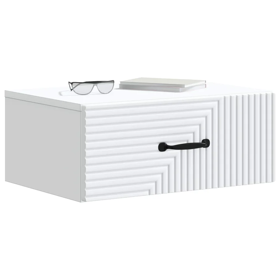 Cabinet de chevet mural 2 pcs Blanc 49 x 34,5 x 20 cm - 3