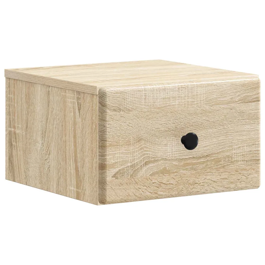Cabinet de chevet mural Chêne Sonoma 34,5 x 33 x 20 cm - 2