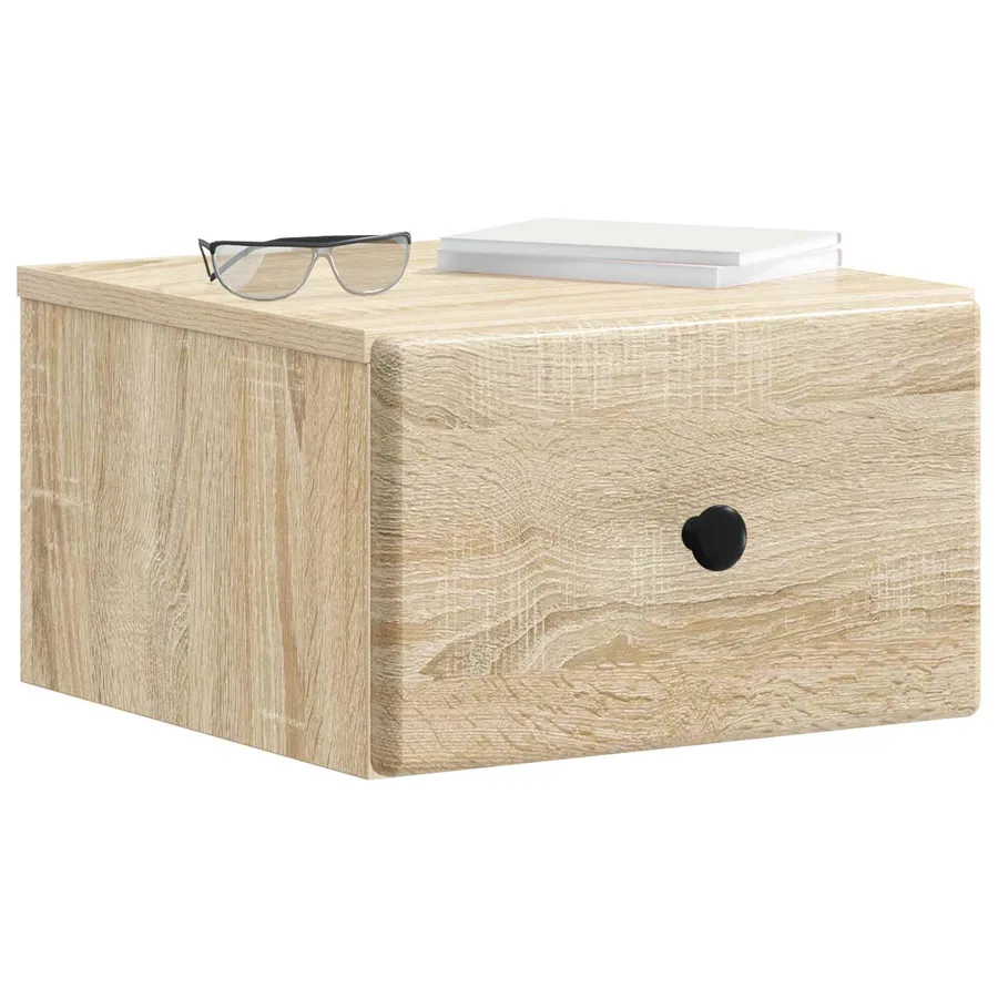 Cabinet de chevet mural Chêne Sonoma 34,5 x 33 x 20 cm - 3