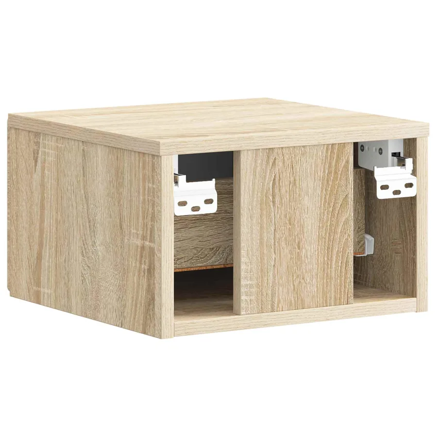 Cabinet de chevet mural Chêne Sonoma 34,5 x 33 x 20 cm - 7