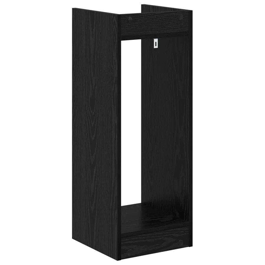 Support de Plante Chêne Noir 30 x 30 x 80 cm Bois d’ingénierie - 7