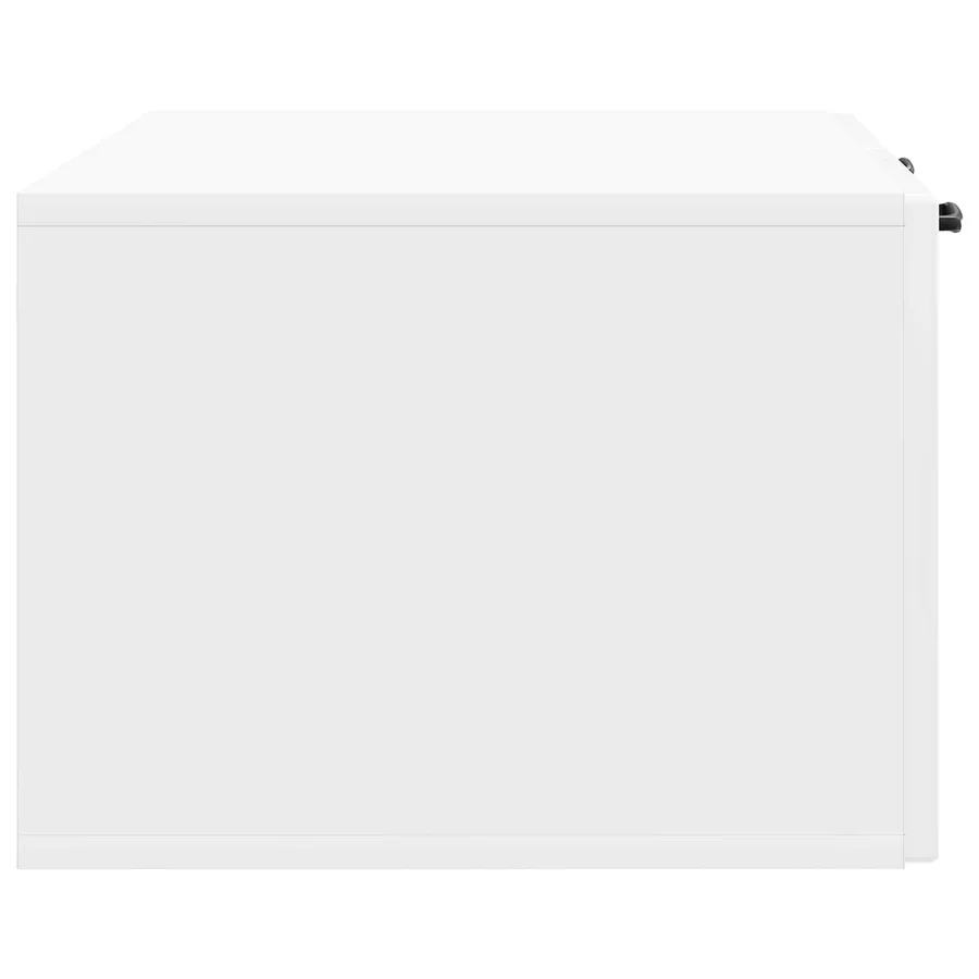 Meuble TV mural Montage mural Blanc brillant 78,5 x 41 x 30 cm - 7