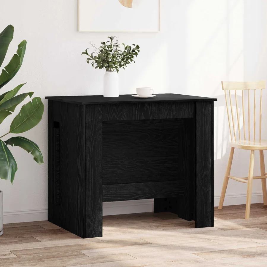 Table à dîner 240 x 85 x 75 cm Bois d'ingénierie Chêne noir - 4
