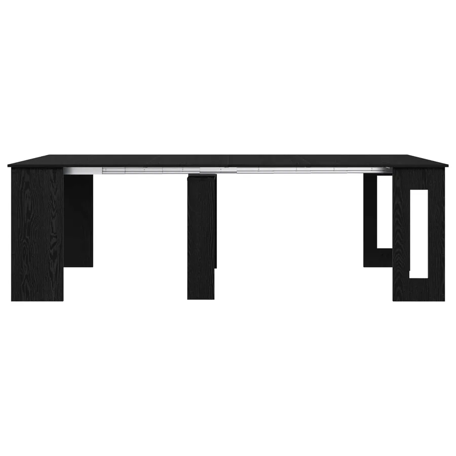 Table à dîner 240 x 85 x 75 cm Bois d'ingénierie Chêne noir - 6