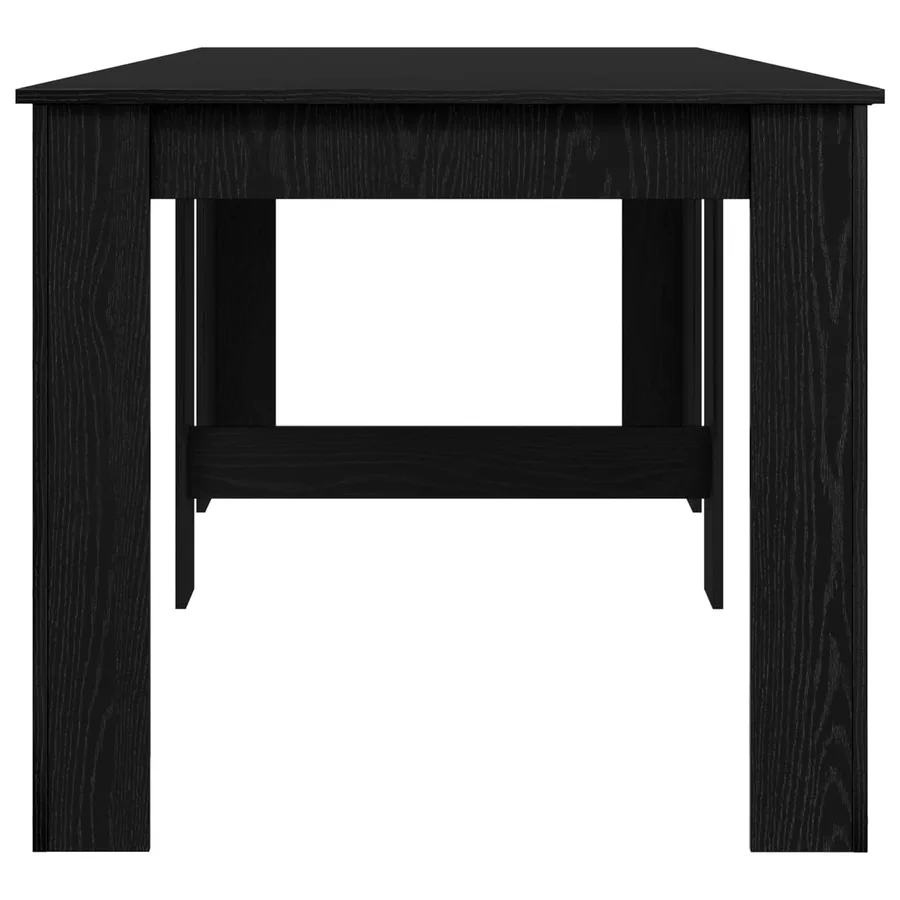 Table à dîner 240 x 85 x 75 cm Bois d'ingénierie Chêne noir - 7