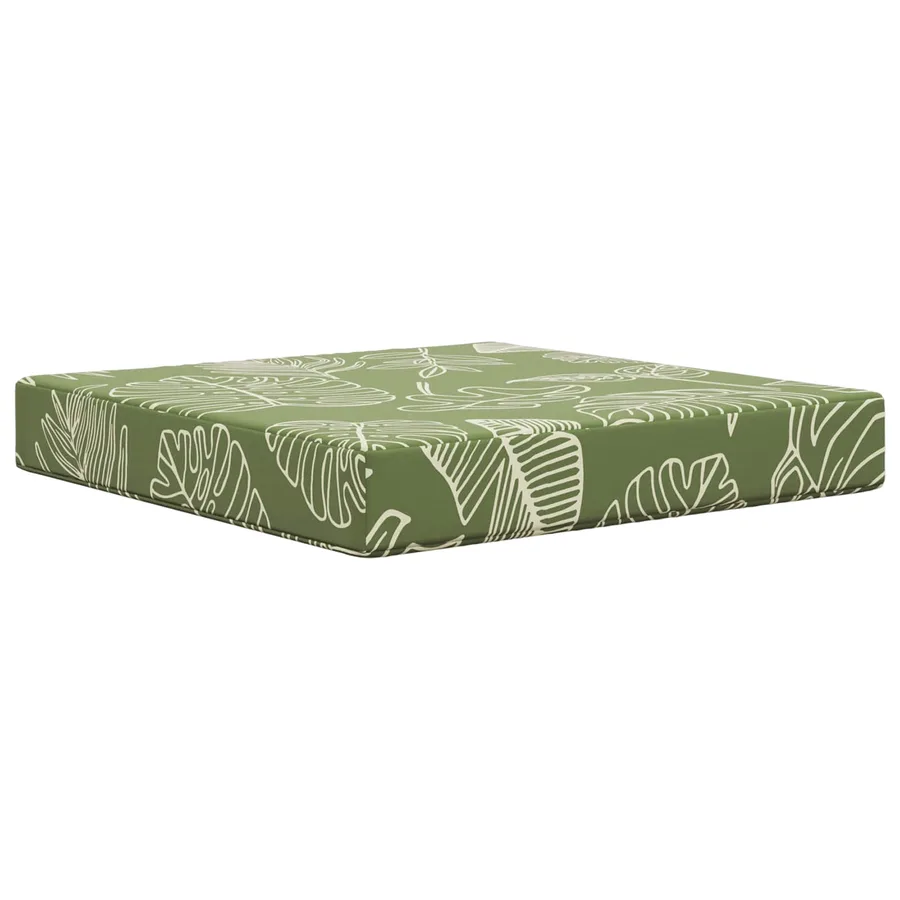 Coussin de canapé d'extérieur 3 pcs Modèle feuille Polyester - 4