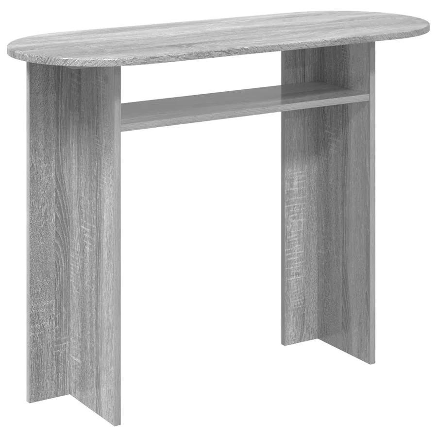 Table console Sonoma gris 100 x 39,5 x 75 cm Bois d'ingénierie - 2