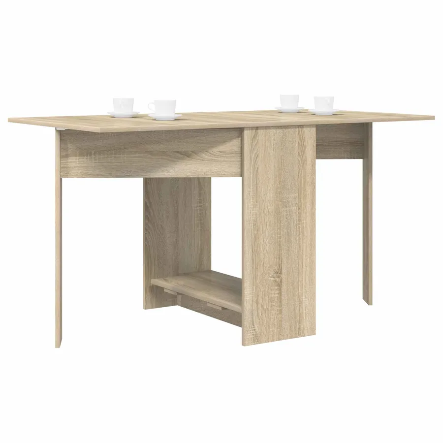 Table à dîner 138 x 70 x 73,5 cm Bois d'ingénierie Chêne Sonoma - 3