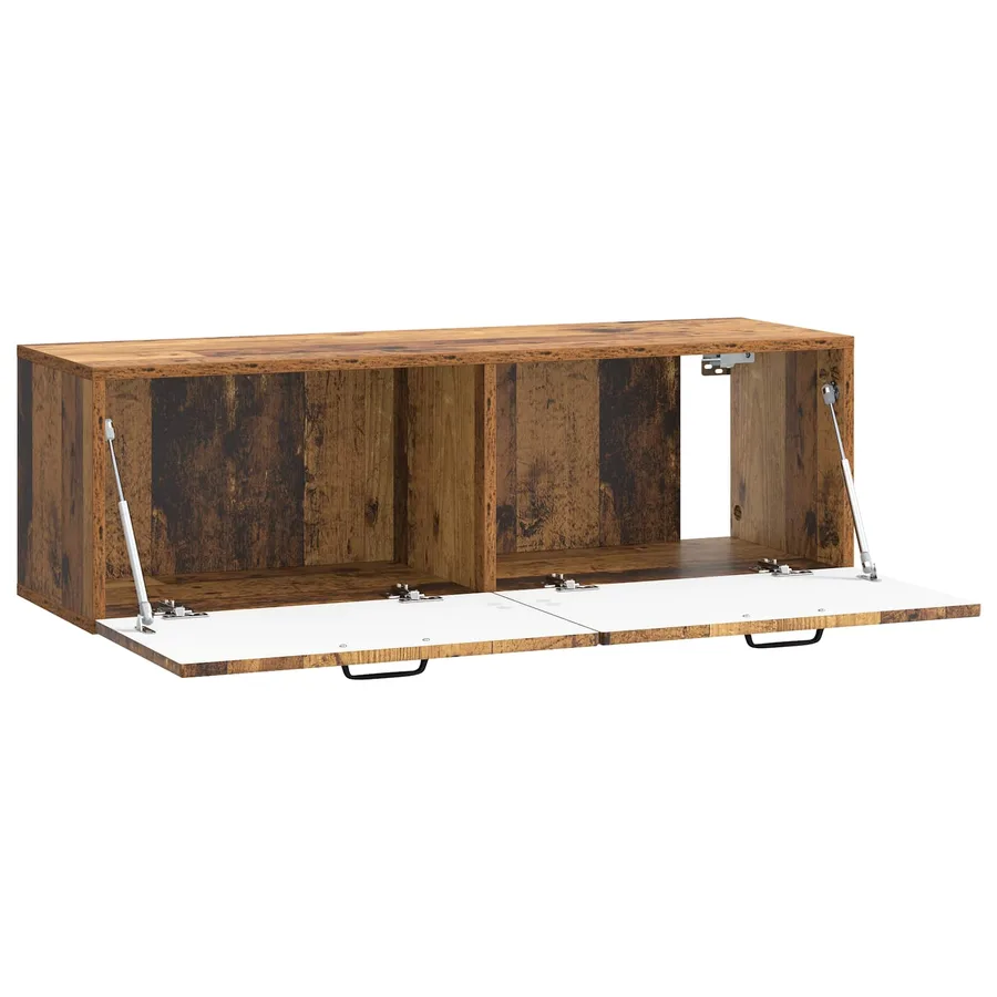 Meuble TV mural Bois ancien 98 x 31 x 30 cm Bois d'ingénierie - 5