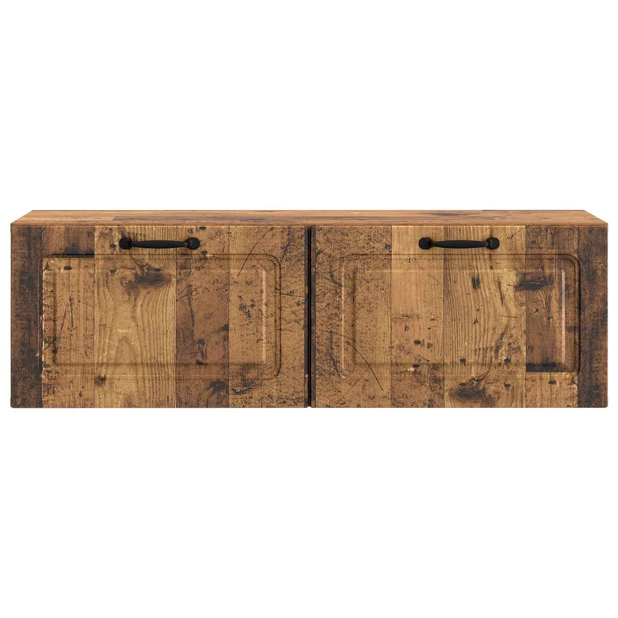 Meuble TV mural Bois ancien 98 x 31 x 30 cm Bois d'ingénierie - 6