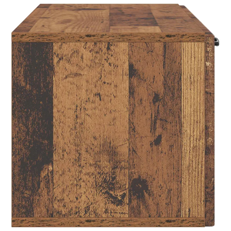 Meuble TV mural Bois ancien 98 x 31 x 30 cm Bois d'ingénierie - 7