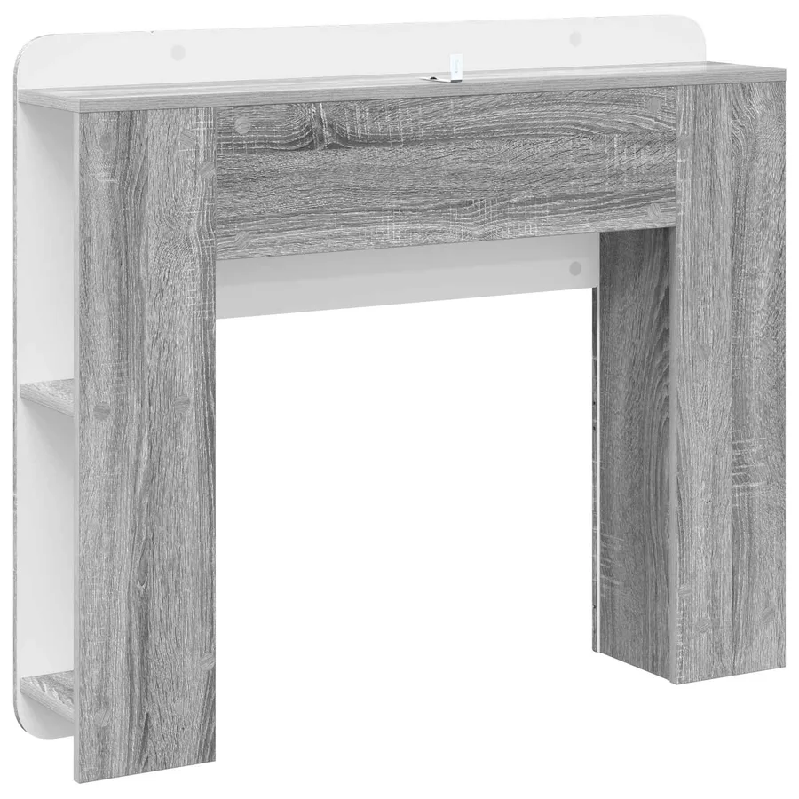 Cabinet de Tête de Lit Sonoma gris Bois d'ingénierie - 7