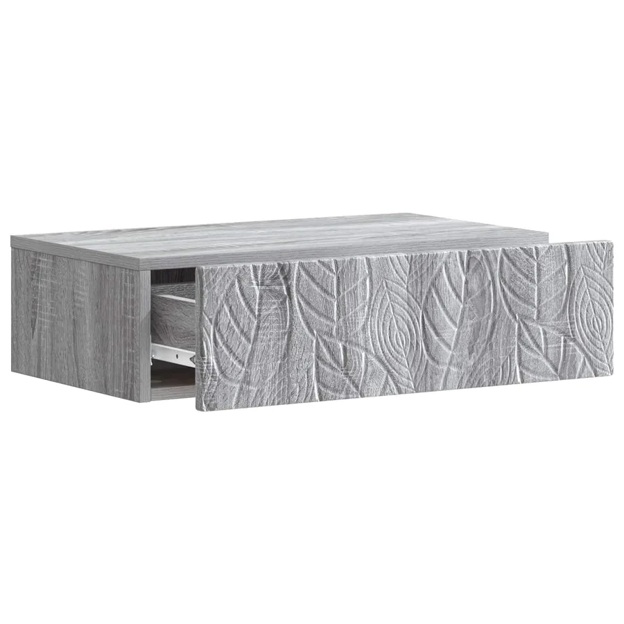Table d'appoint murale Sonoma gris 87,5 x 34,5 x 17 cm - 3