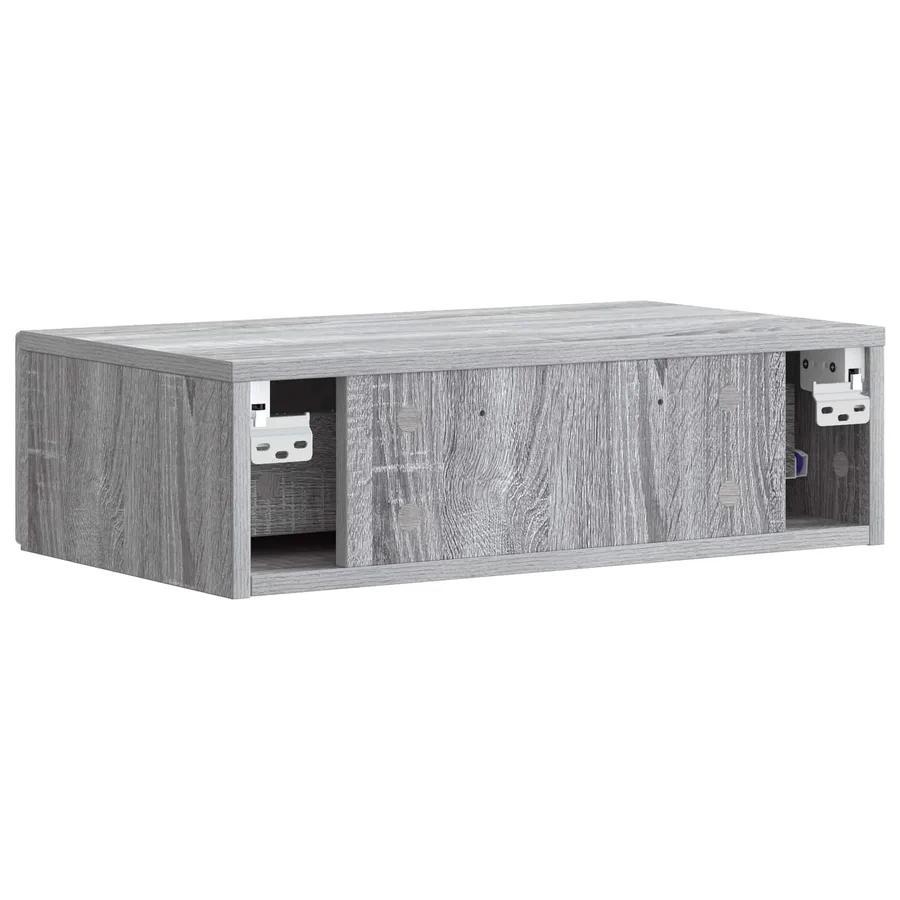 Table d'appoint murale Sonoma gris 87,5 x 34,5 x 17 cm - 6