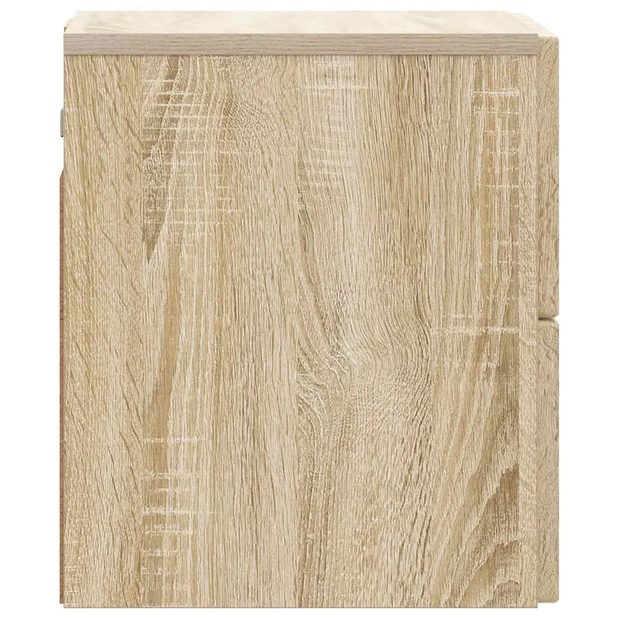 Cabinet de chevet mural Chêne Sonoma 33 x 34,5 x 40 cm - 6