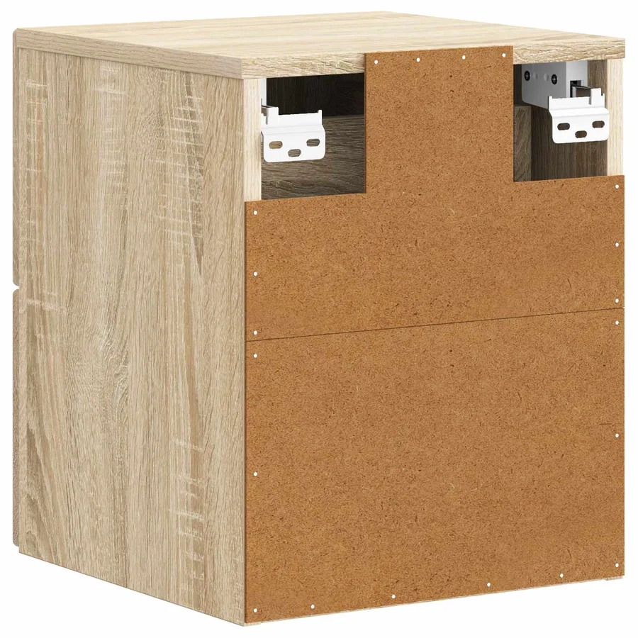 Cabinet de chevet mural Chêne Sonoma 33 x 34,5 x 40 cm - 7
