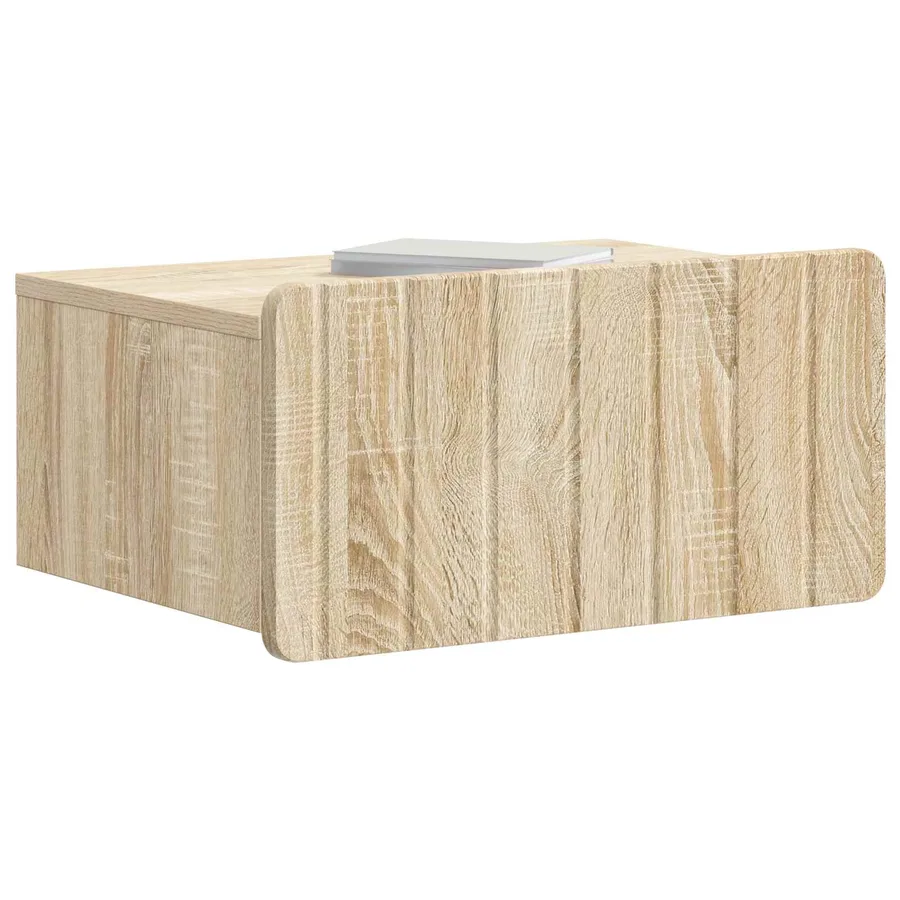 Cabinet de chevet mural 2 pcs Chêne Sonoma 49 x 34,5 x 24 cm - 3