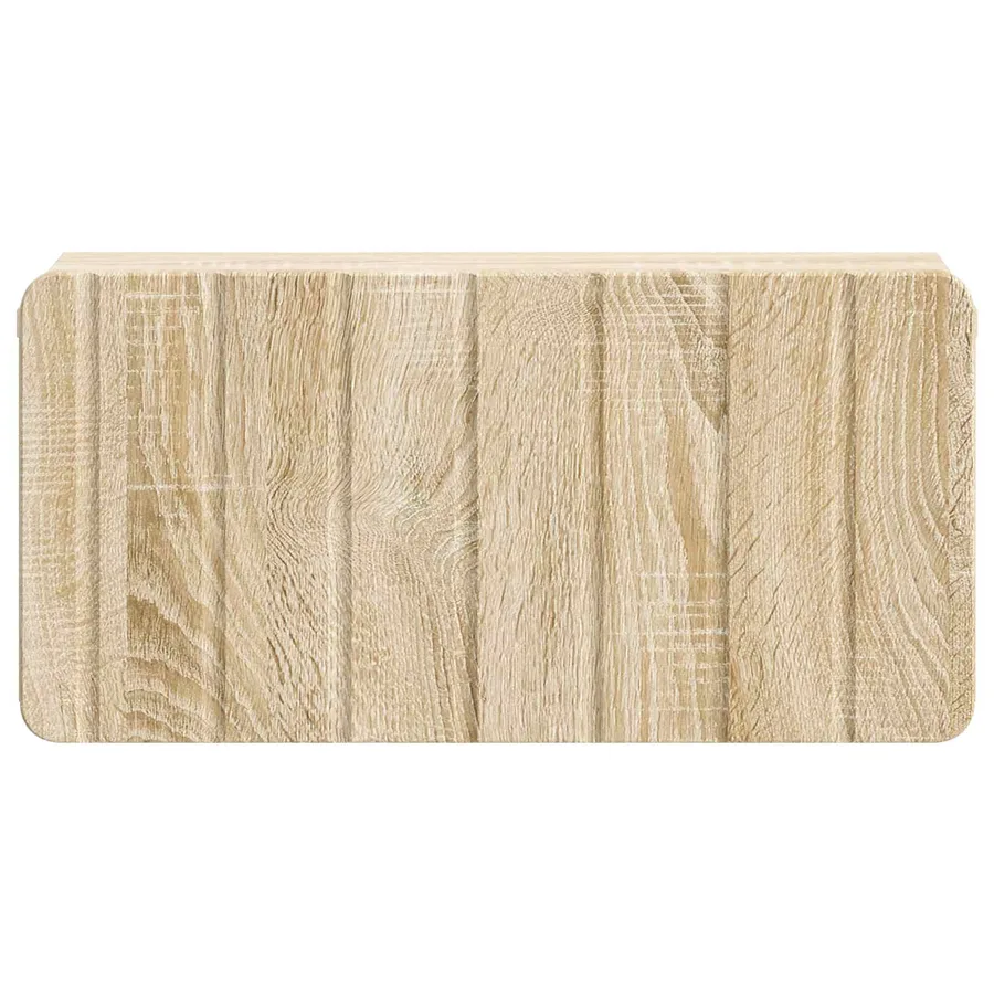 Cabinet de chevet mural 2 pcs Chêne Sonoma 49 x 34,5 x 24 cm - 7