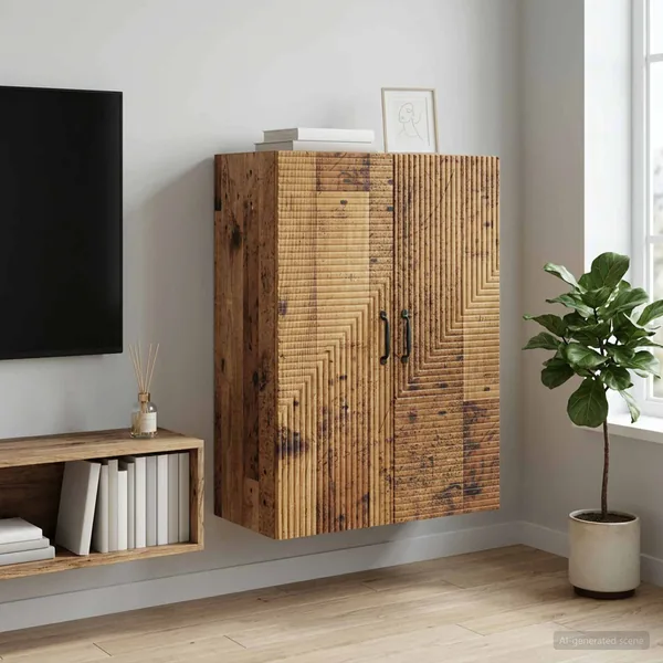 Armoire Murale Bois ancien 66 x 34,5 x 90 cm Bois d'ingénierie
