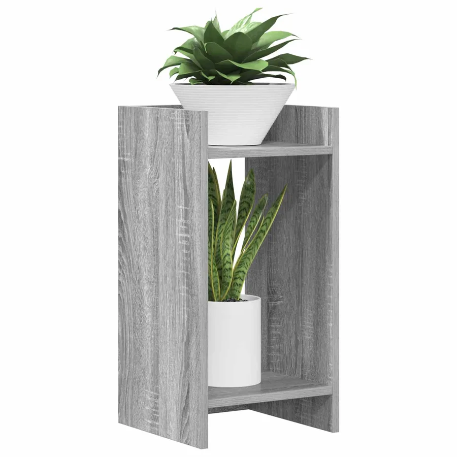Support de Plante Gris Sonoma 30 x 30 x 60 cm Bois d’ingénierie - 3