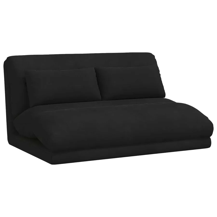 Fauteuil de sol ajustable Noir Velours - 2