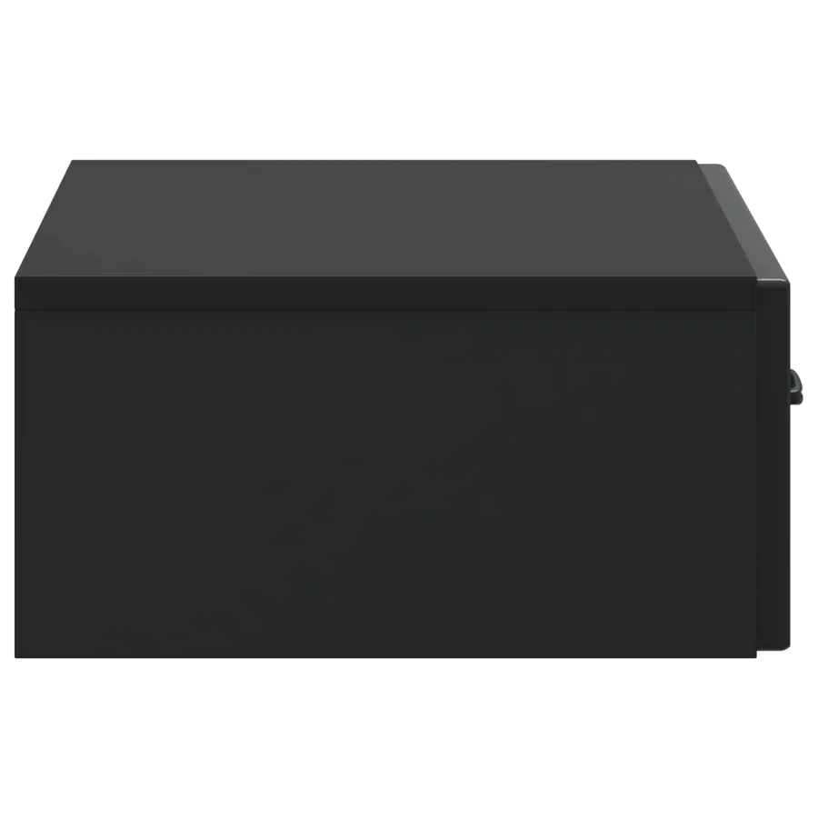 Table d'appoint murale Noir 59 x 34,5 x 17 cm Bois d'ingénierie - 6