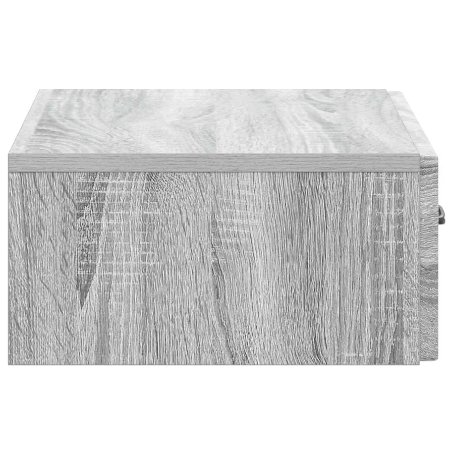 Table d'appoint murale Sonoma gris 59 x 34,5 x 17 cm - 6