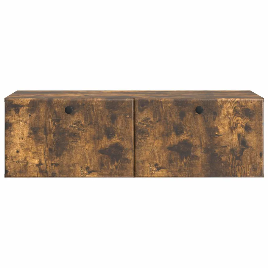 Meuble TV mural 98 x 41 x 30 cm Chêne fumé Bois d'ingénierie - 6