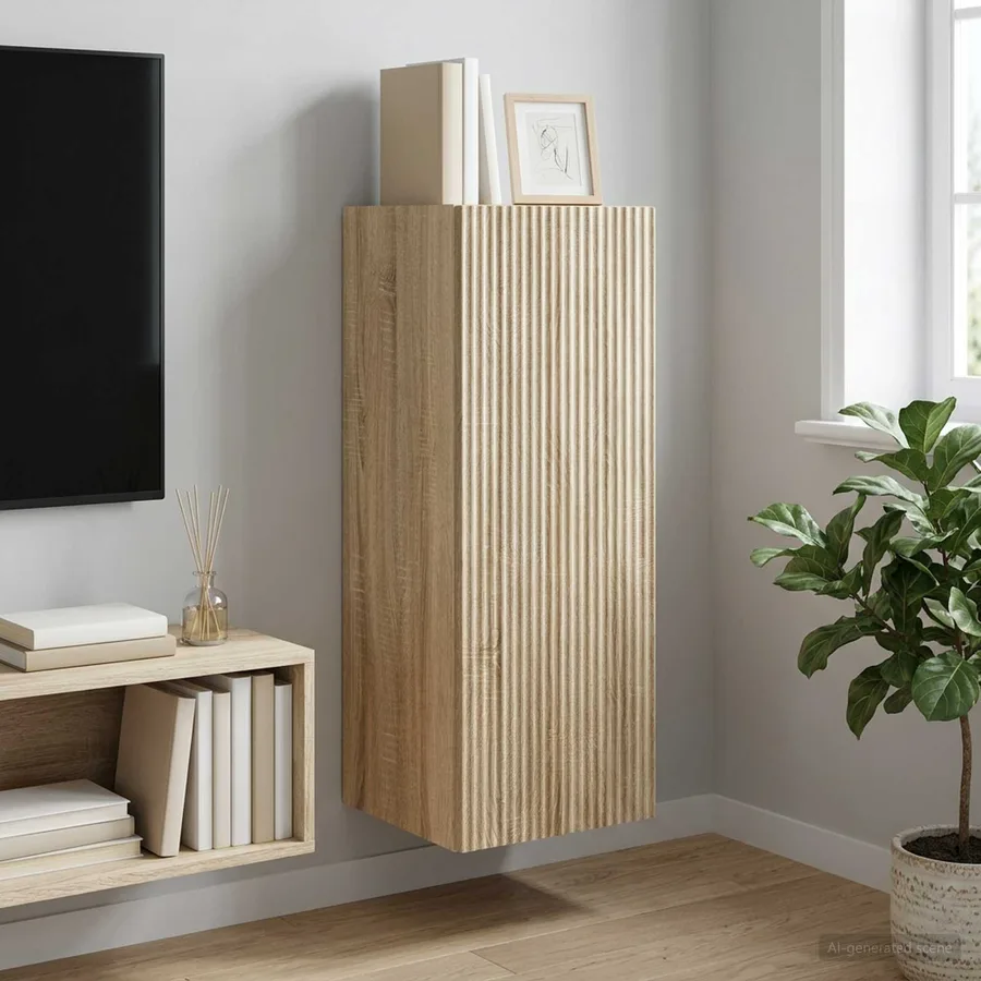 Armoire Murale Chêne Sonoma 33 x 34,5 x 90 cm Bois d'ingénierie - 3