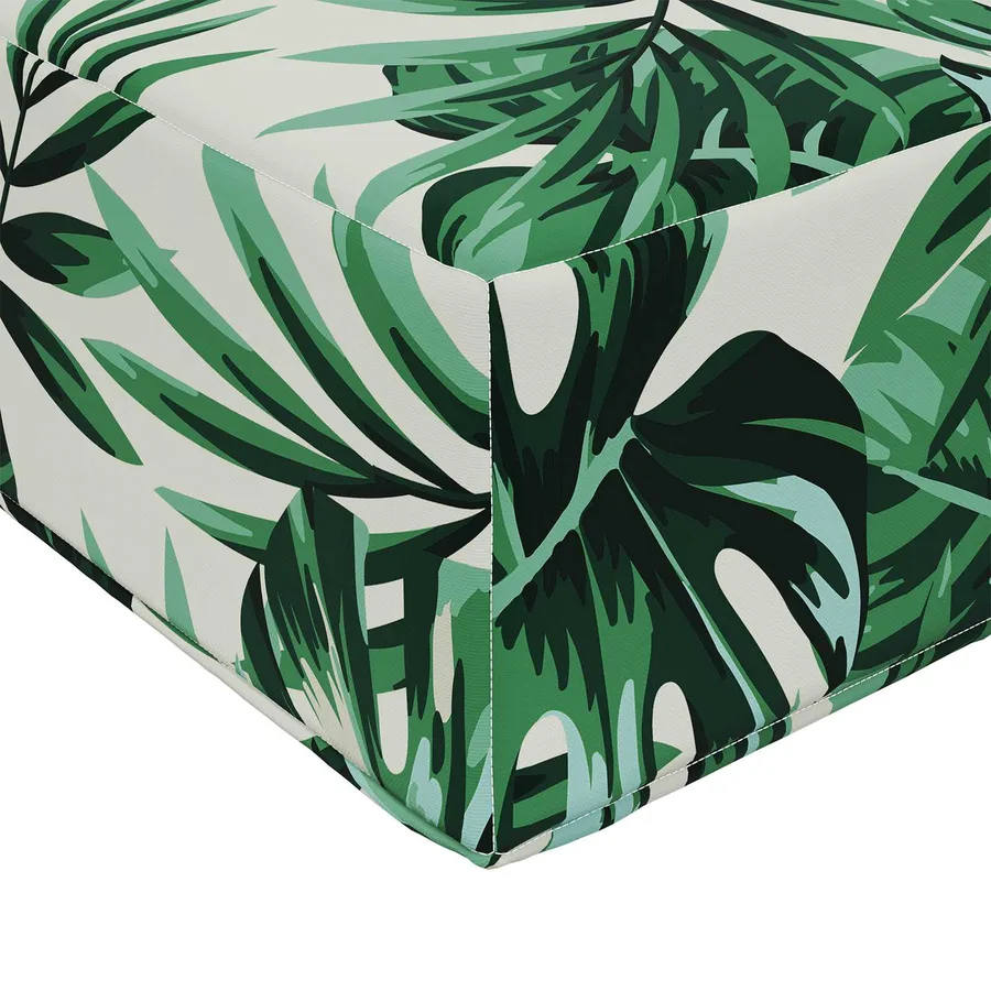 Coussin de Siège d'Extérieur Feuilles Tropicales 80 x 40 x 8 cm - 6