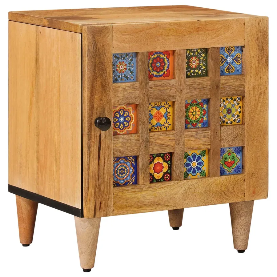 Cabinet de chevet Naturel 40 x 33,5 x 46 cm