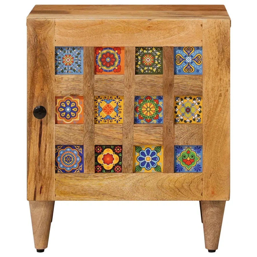 Cabinet de chevet Naturel 40 x 33,5 x 46 cm - 3