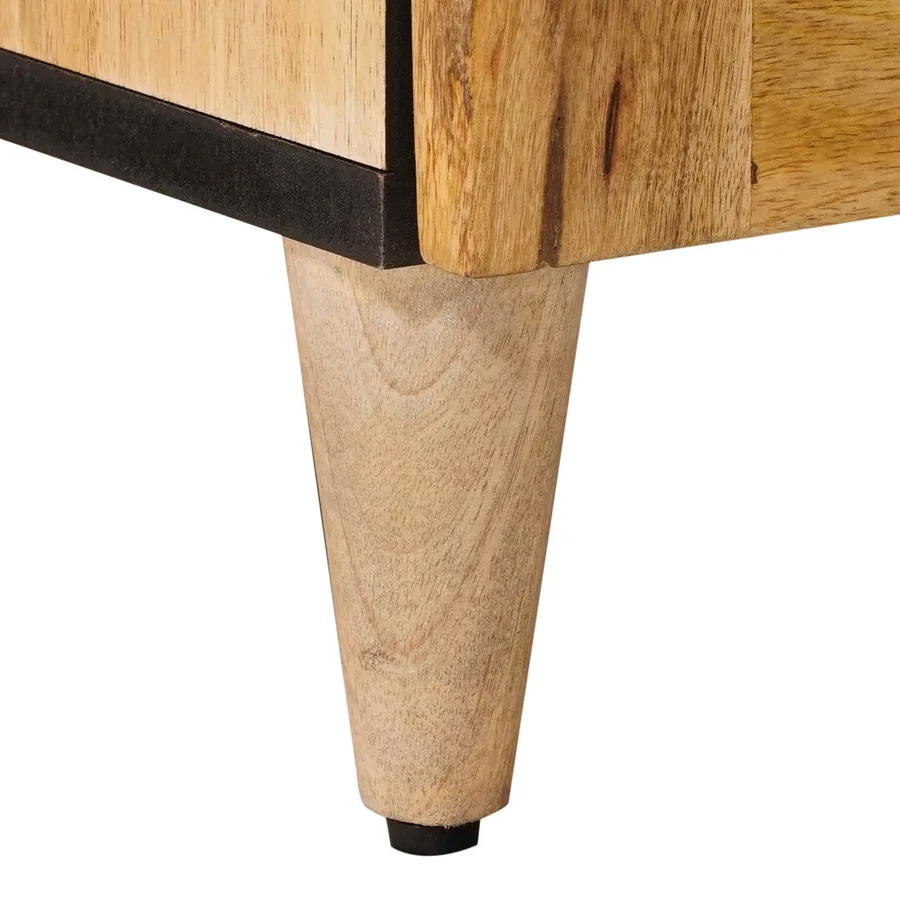 Cabinet de chevet Naturel 40 x 33,5 x 46 cm - 8
