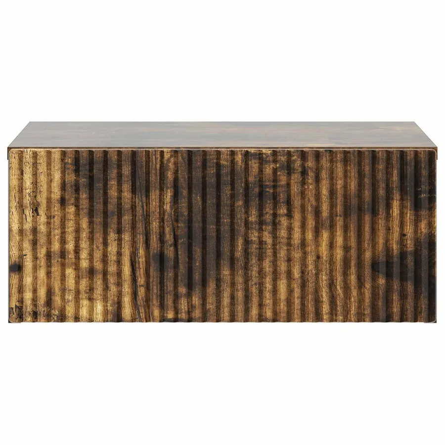 Cabinet de chevet mural Chêne fumé 49 x 34,5 x 20 cm - 5