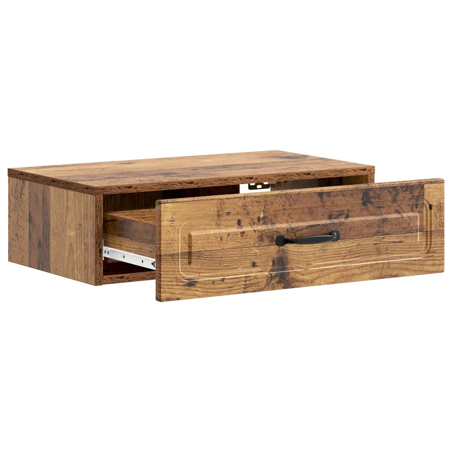 Table d'appoint murale Bois ancien 59 x 34,5 x 17 cm - 4