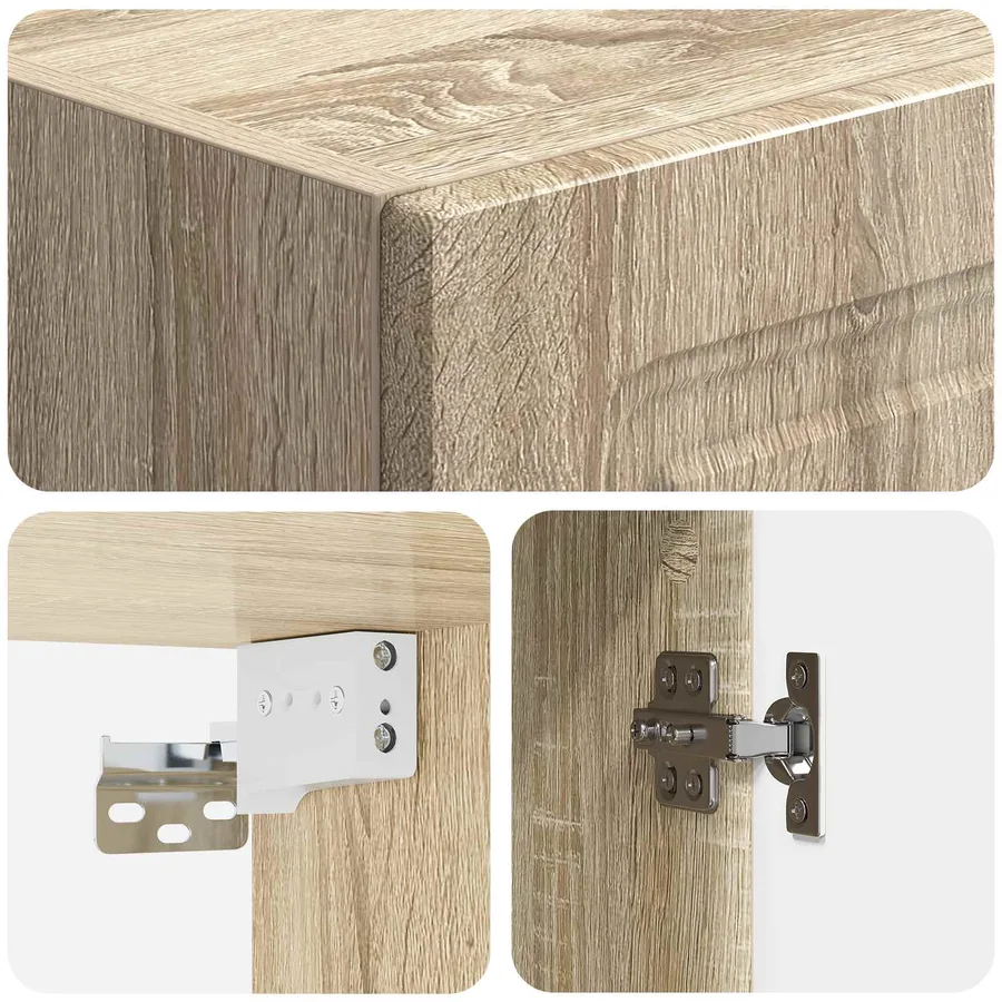 Armoire Murale Chêne Sonoma 33 x 34,5 x 90 cm Bois d'ingénierie - 7