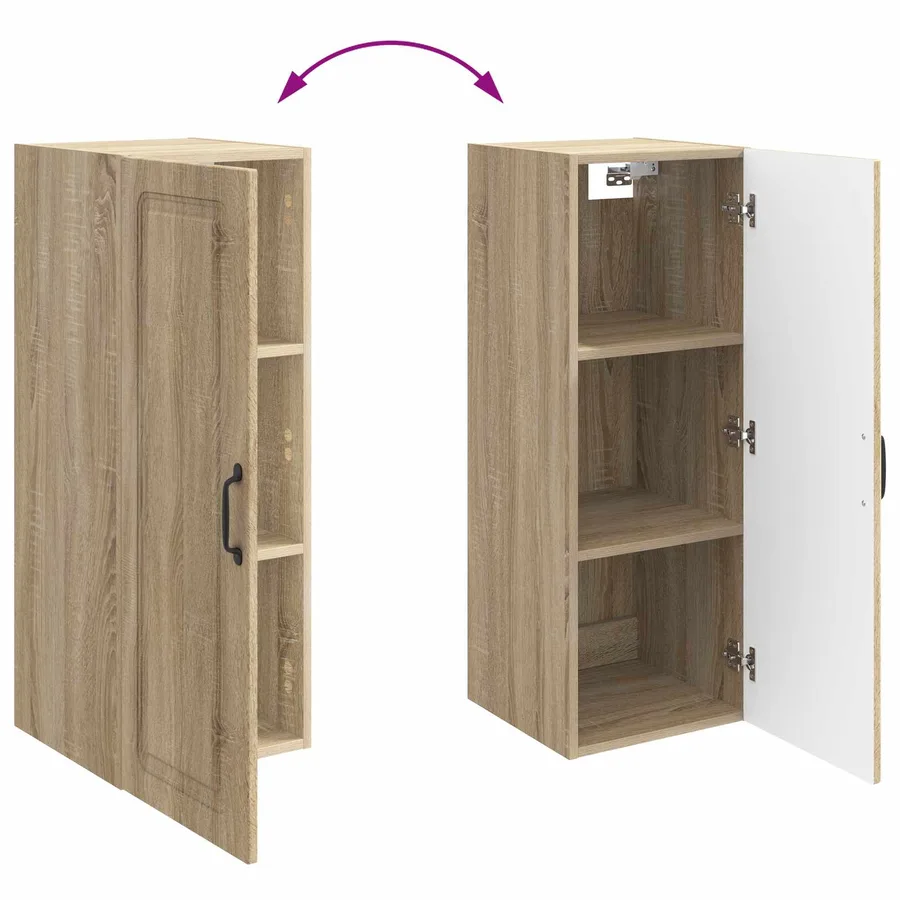 Armoire Murale Chêne Sonoma 33 x 34,5 x 90 cm Bois d'ingénierie - 8