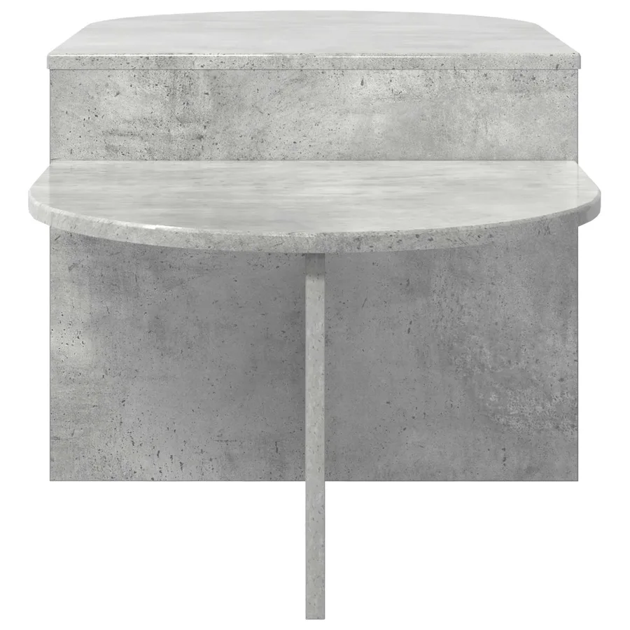 Table basse Gris béton 100 x 50 x 40 cm Bois d'ingénierie - 6