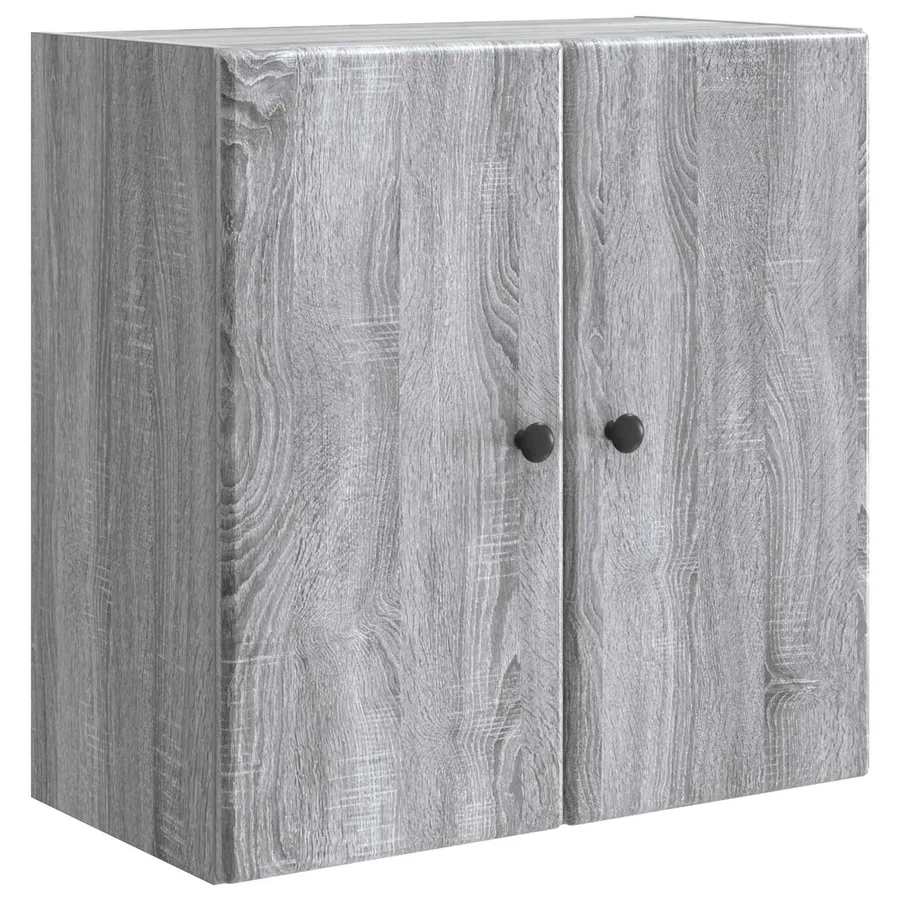 Armoire Murale Sonoma gris 59 x 31 x 60 cm Bois d'ingénierie - 2