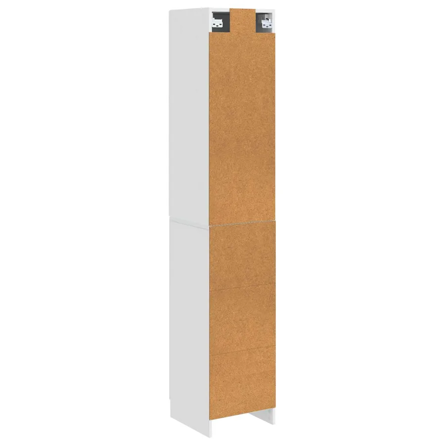 Ensemble de Meubles 2 pcs Blanc brillant 33 x 34,5 x 87 cm - 7