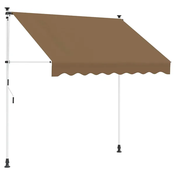 Auvent rétractable manuel Beige 400 cm