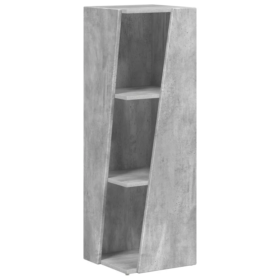 Étagère latérale Gris béton 33 x 32 x 100,5 cm - 2