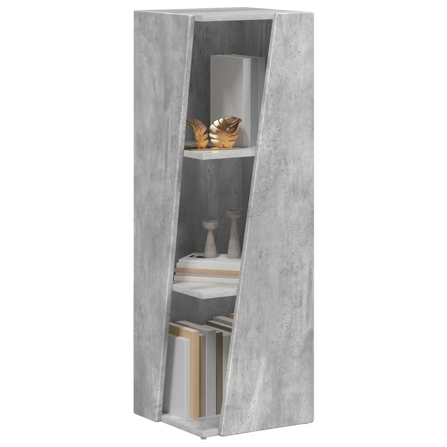 Étagère latérale Gris béton 33 x 32 x 100,5 cm - 3