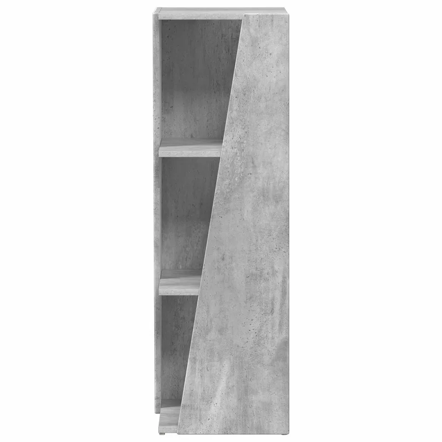 Étagère latérale Gris béton 33 x 32 x 100,5 cm - 5