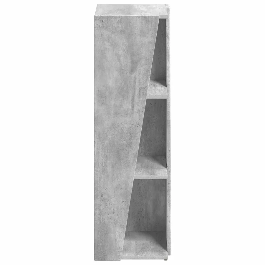 Étagère latérale Gris béton 33 x 32 x 100,5 cm - 6