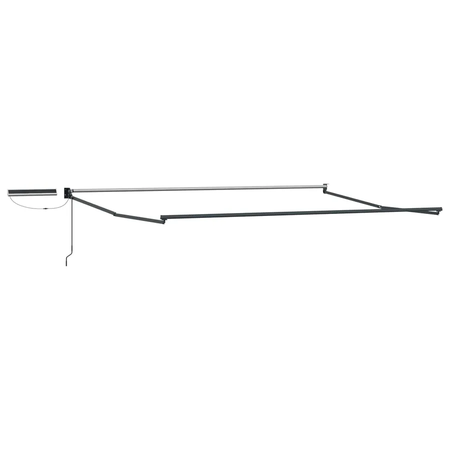 Cadre de store rétractable électrique Anthracite 4,5 × 3 m - 2