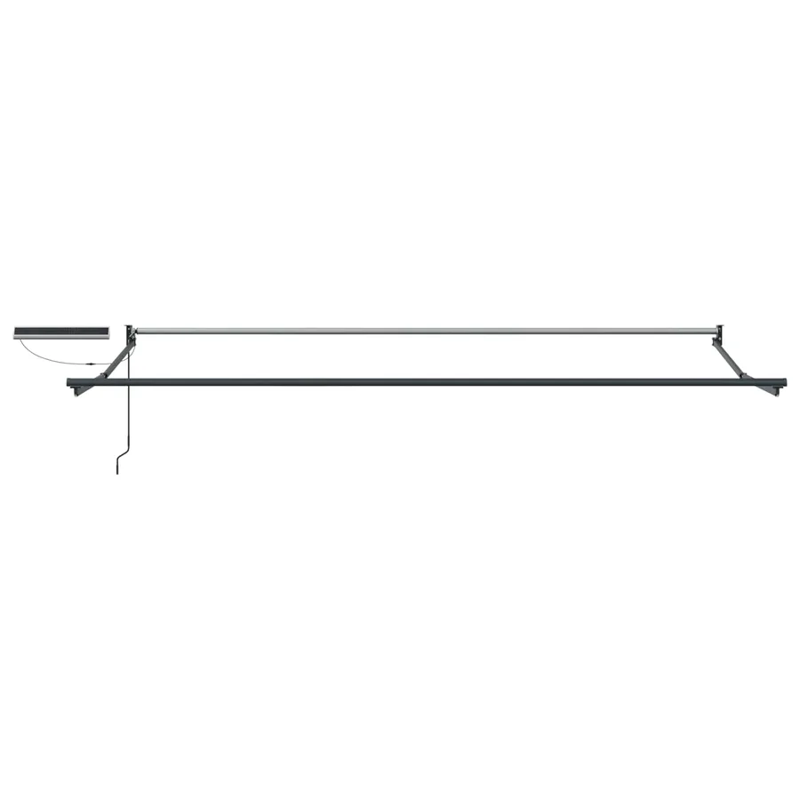 Cadre de store rétractable électrique Anthracite 4,5 × 3 m - 3