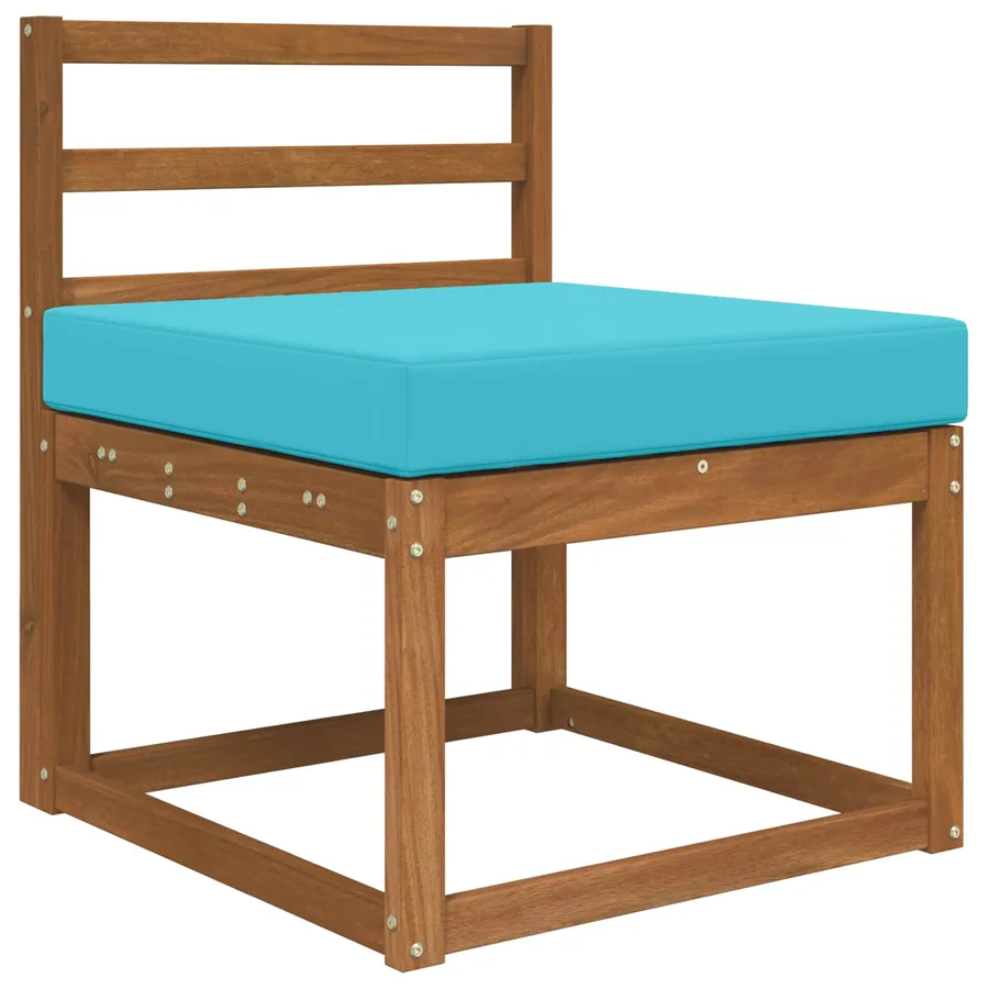 Coussin de canapé d'extérieur Turquoise 60 x 60 x 8 cm - 3